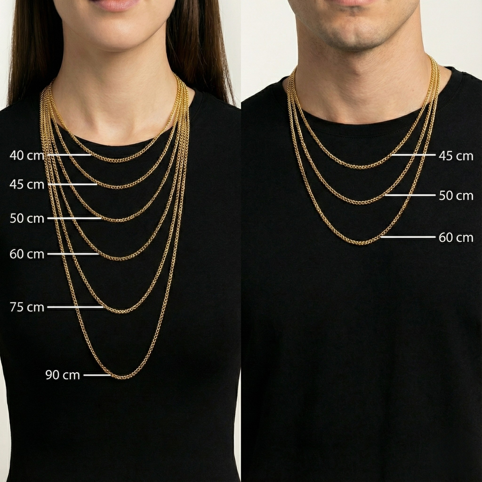 Trio Gem Cross Necklace