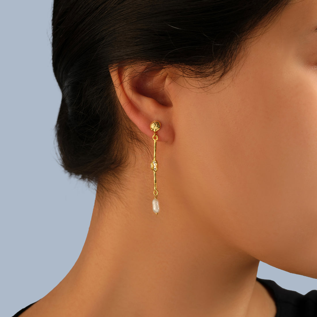 Aureline Pearl Drop Earrings