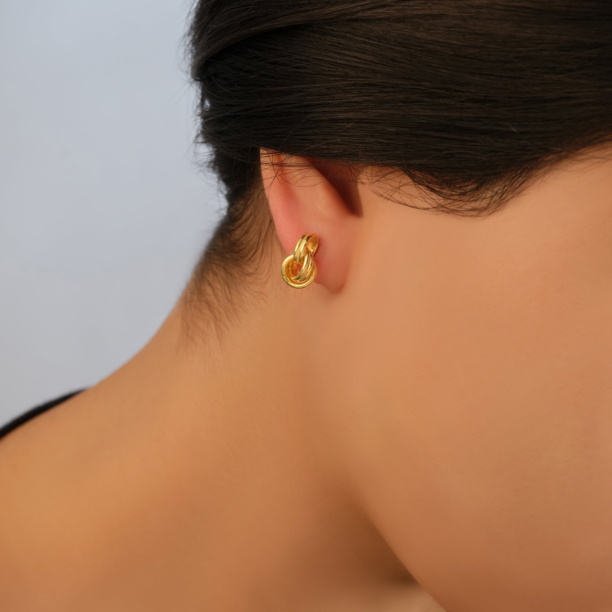 Avena Interlocked Knot Earrings