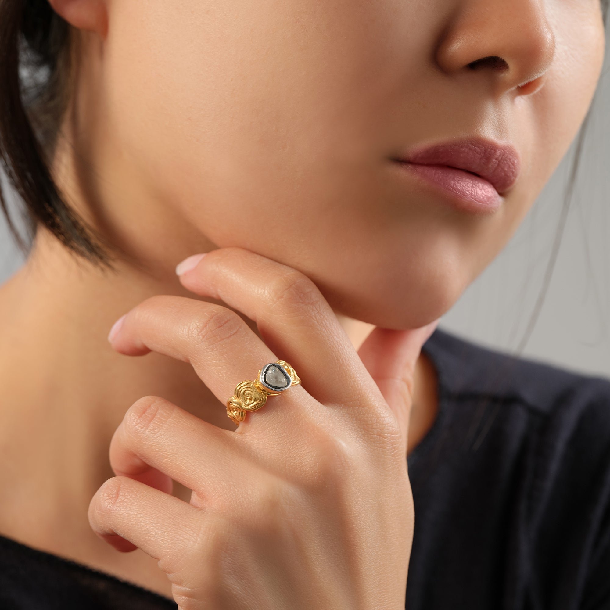 Rosaria Indian Diamond Ring