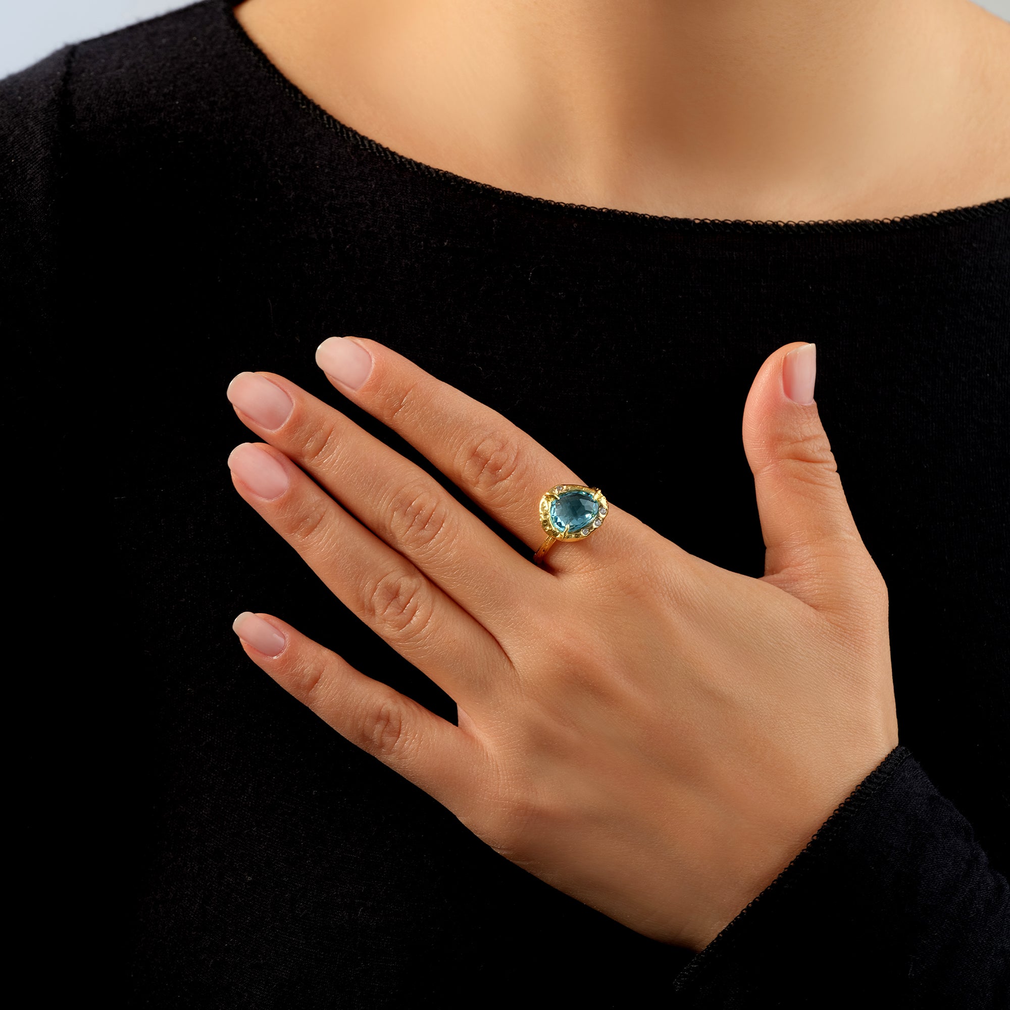 Aurelia Sky Zircon Ring