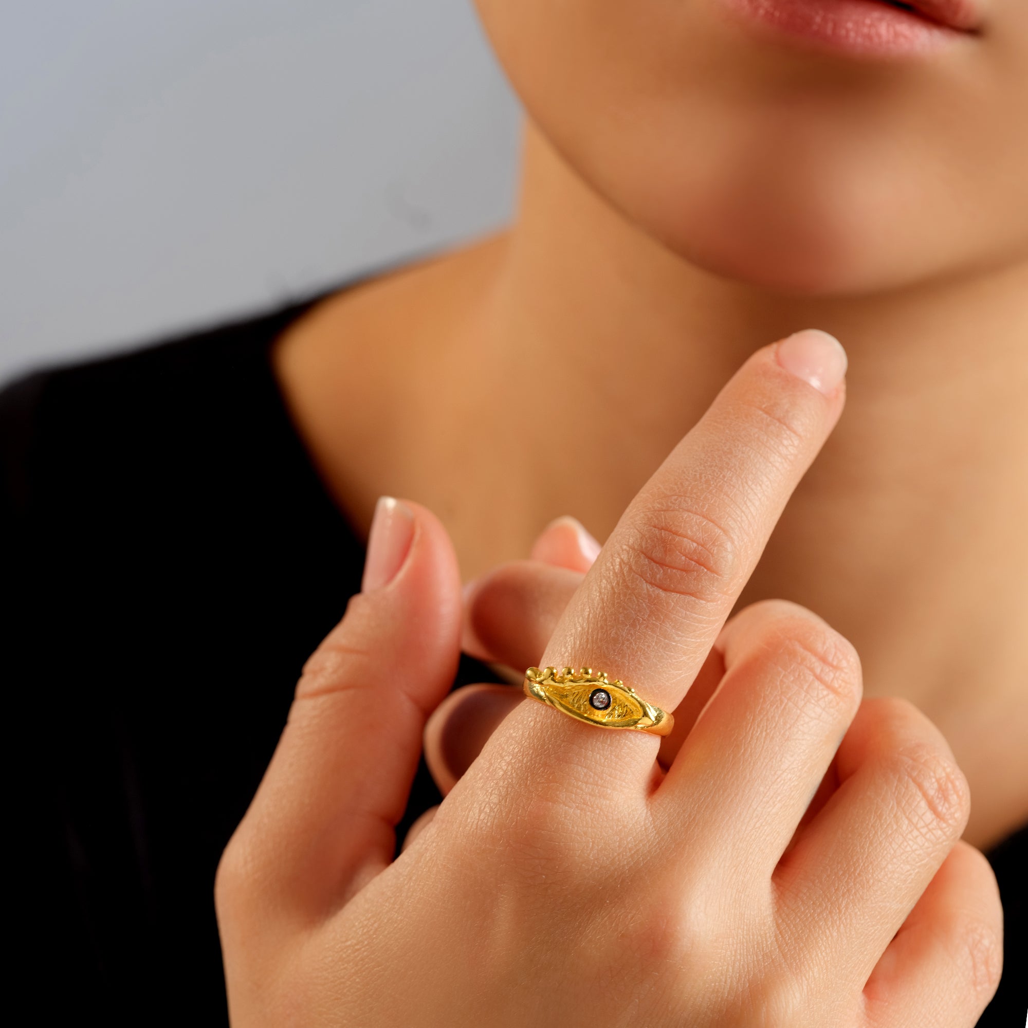 Solayne Guardian Eye Ring