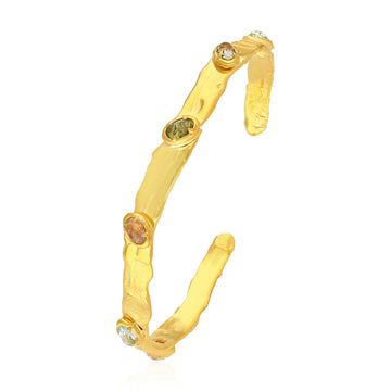 Solara Multi-Stone Cuff Bracelet